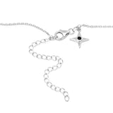 Claire Vessot Designs 9.69ctw African Amethyst Trillium Flower Necklace