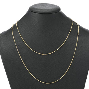 Claire Vessot Designs 14K Gold or Platinum Plated Choice of Length Signature Chain