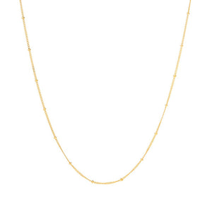 Claire Vessot Designs 14K Gold or Platinum Plated Choice of Length Signature Chain