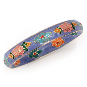 Far East Jewelry Choice of Spring or Classic Set of 3 Cloisonne Bangle Bracelets