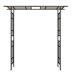 Metal Garden Arch with Adjustable Width