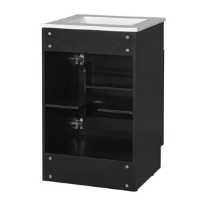 Bathroom Vanity With Sink, Cabinet With Adjustable Shelf