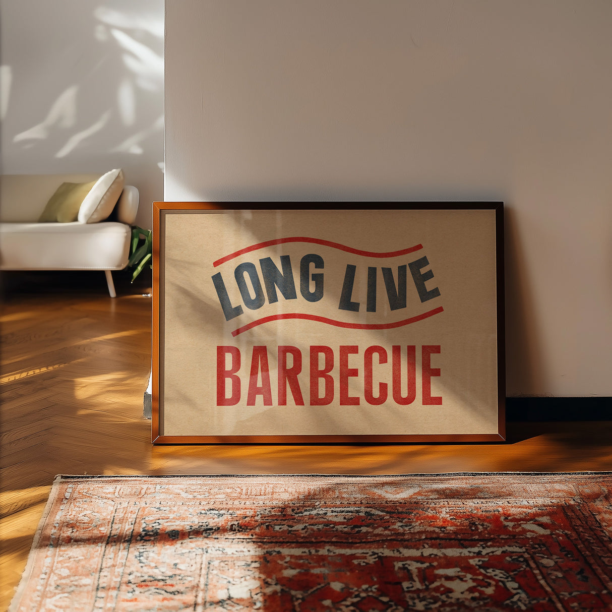 Long Live Barbecue Art Print