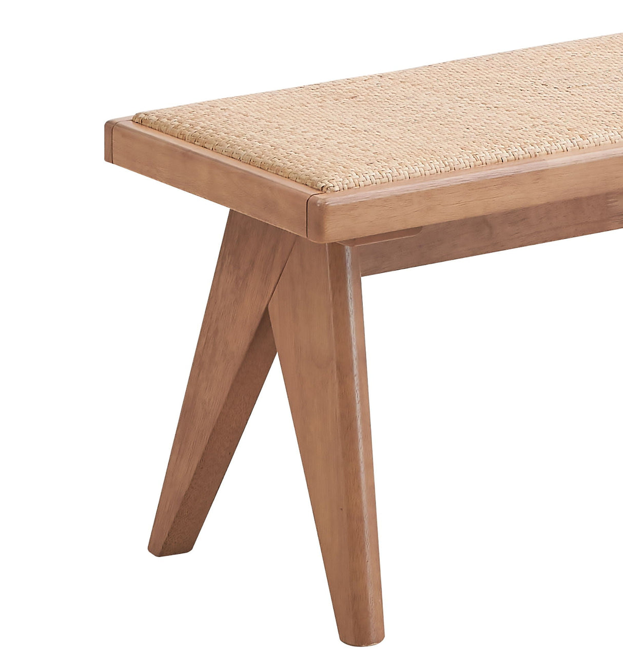 Velentina - Rattan Bench in Natural Finish