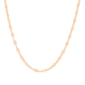 Toscana Italiana Choice of Plating & Length Diamond Cut "Stellata" Link Necklace