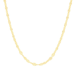 Toscana Italiana Choice of Plating & Length Diamond Cut "Stellata" Link Necklace