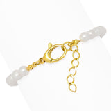 Perlaviva 18K Gold Plated 6-6.5mm Baroque Cultured Pearl Bracelet