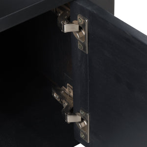 Black Classic Nightstand