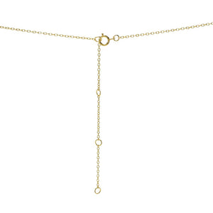 Zoey Blush 18K Gold Plated 0.54ctw Diamond Butterfly 18"+2" Necklace