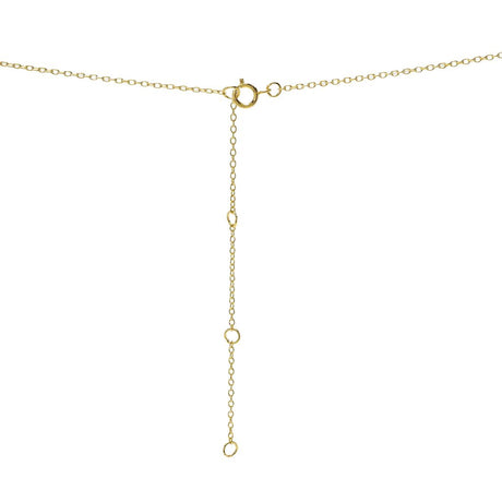 Zoey Blush 18K Gold Plated 0.22ctw Diamond "Love" Mosaic Pendant w/ Chain