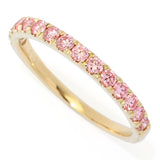 LuxeHue 14K Gold 0.50ctw Choice of Pink or Yellow Lab Grown Diamond Ring