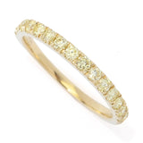 LuxeHue 14K Gold 0.50ctw Choice of Pink or Yellow Lab Grown Diamond Ring
