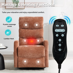 Heat Massage Manual Recliner Chair