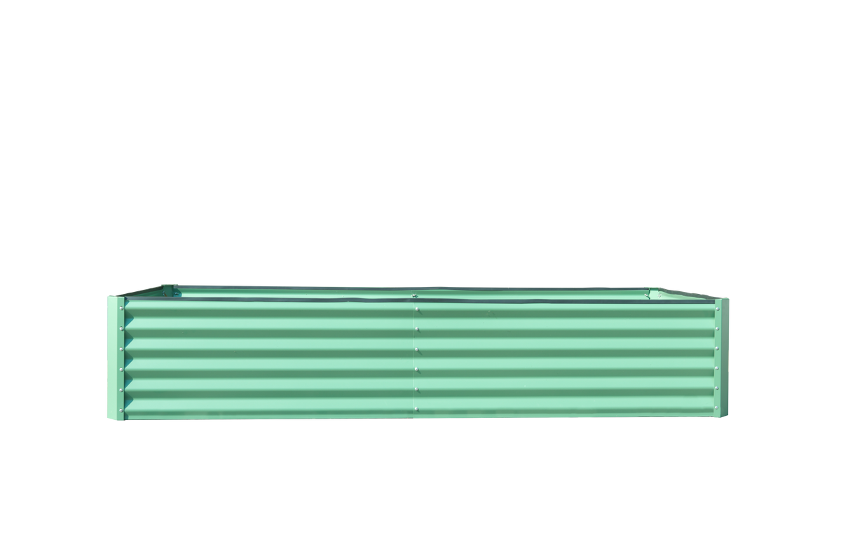 8x4x1.5 ft Galvanized Raised Garden Bed