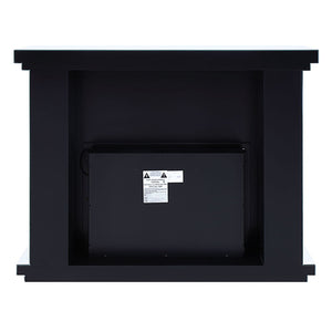 Noralie - LED Electric Fireplace - Mirrored & Faux Diamonds