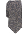 Alfani Men's Breton Leaf Print Necktie - Tan