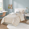 4-Piece Twin/Twin XL 100% Polyester Brushed Printed Comforter Set