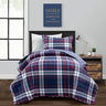 Grayson Farmhouse Plaid Reversible Quilt Set