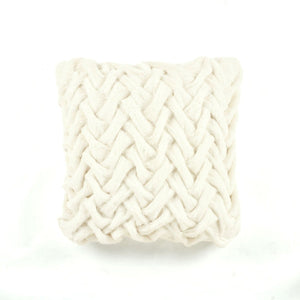 Soft Fur Weave Decorative Pillow Cover