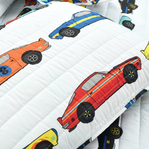 Race Cars Quilt Set