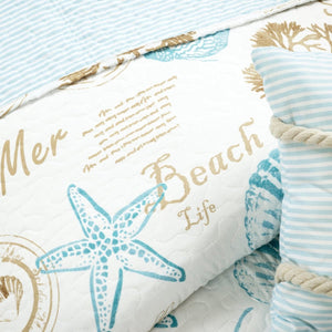 Harbor Life Reversible Quilt Set