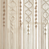 Boho Macrame Textured Cotton Window Curtain