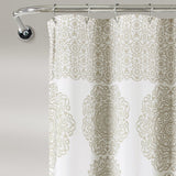 Stripe Medallion Shower Curtain