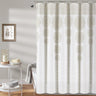 Stripe Medallion Shower Curtain