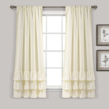 Allison Ruffle Curtain Set