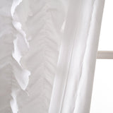Sophia Ruffle Window Curtain Panel Set