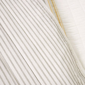Farmhouse Stripe Reversible Cotton Quilt Set