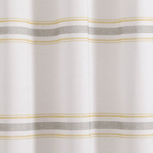 Farmhouse Stripe 100% Cotton Shower Curtain