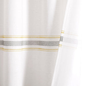 Farmhouse Stripe 100% Cotton Shower Curtain
