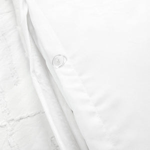 Diamond Clip Jacquard Duvet Cover 3 Piece Set