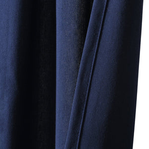 Boho Pom Pom Tassel Faux Linen Window Curtain Panel