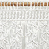 Boho Macrame Leaf Cotton Valance