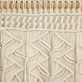 Boho Macrame Leaf Cotton Valance