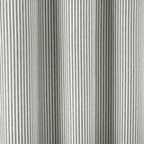 Farmhouse Vintage Stripe Yarn Dyed Recycled Cotton Blend Shower Curtain