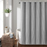 Farmhouse Vintage Stripe Yarn Dyed Recycled Cotton Blend Shower Curtain