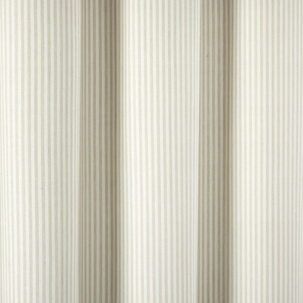 Farmhouse Vintage Stripe Yarn Dyed Recycled Cotton Blend Shower Curtain