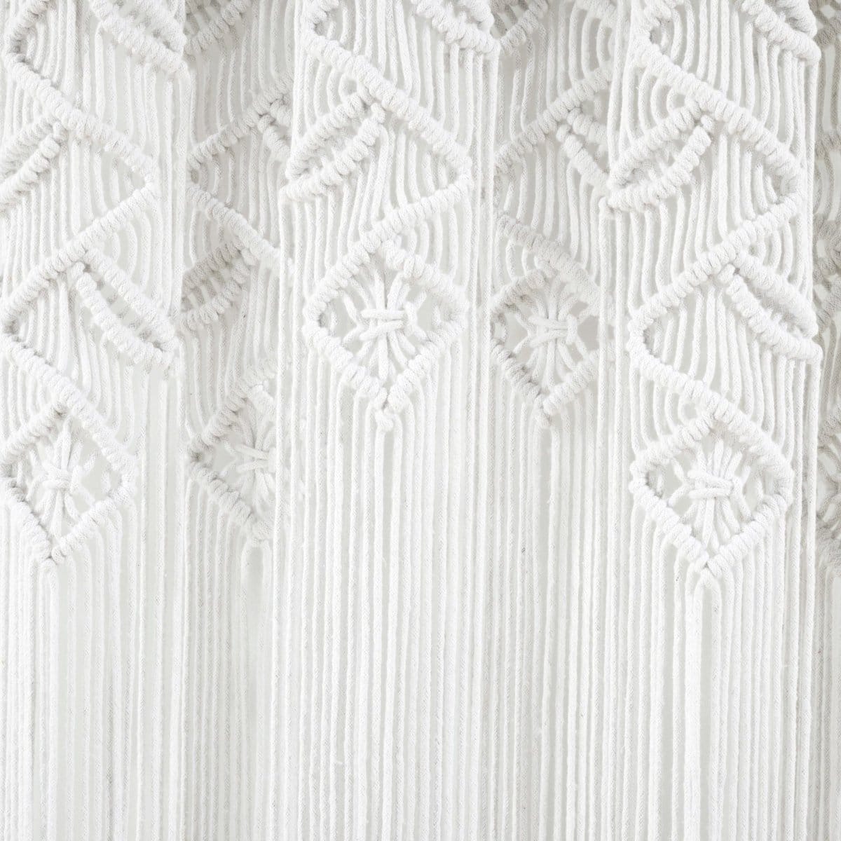 Boho Macrame Leaf Cotton Window Curtain