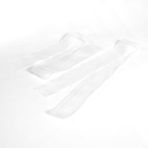 Cottage Polka Dot Sheer Window Curtain Panel Set