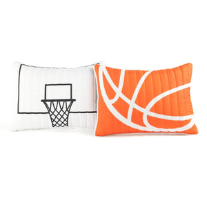 Basketball Game Reversible Quilt Set