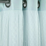 Cottage Polka Dot Sheer Window Curtain