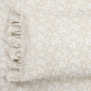 Garden Of Flowers Ruffle Sheet Set