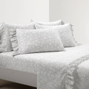 Garden Of Flowers Ruffle Sheet Set
