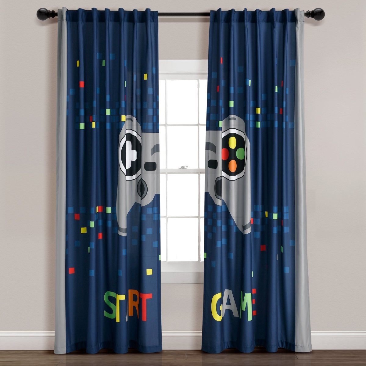 Video Games Window Curtains