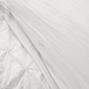 Ravello Pintuck 3 Piece Duvet Cover Set