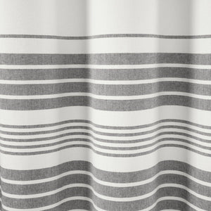 Nantucket Yarn Dyed Tassel Fringe Shower Curtain