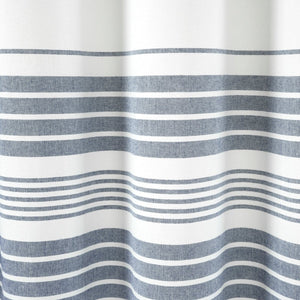 Nantucket Yarn Dyed Tassel Fringe Shower Curtain